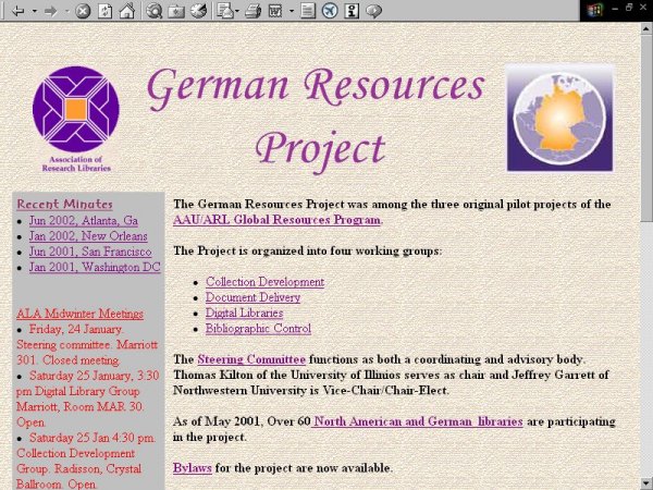 [German Resources Project]