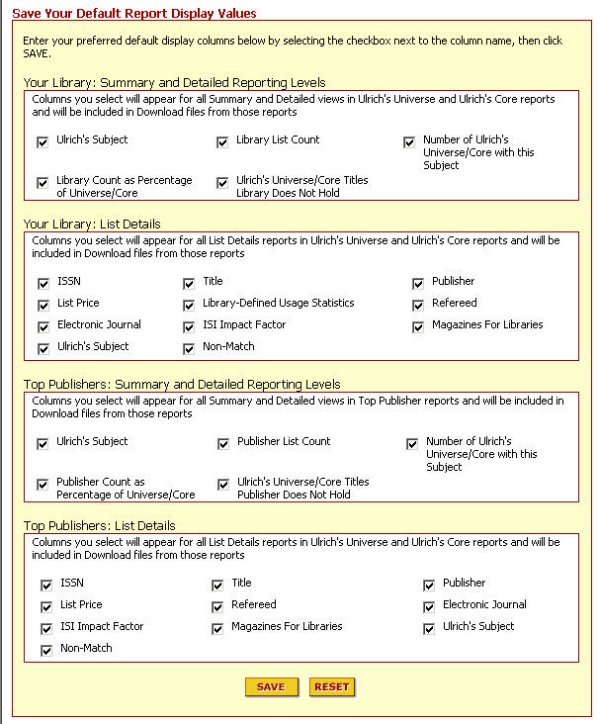 [Report Display 
Values]