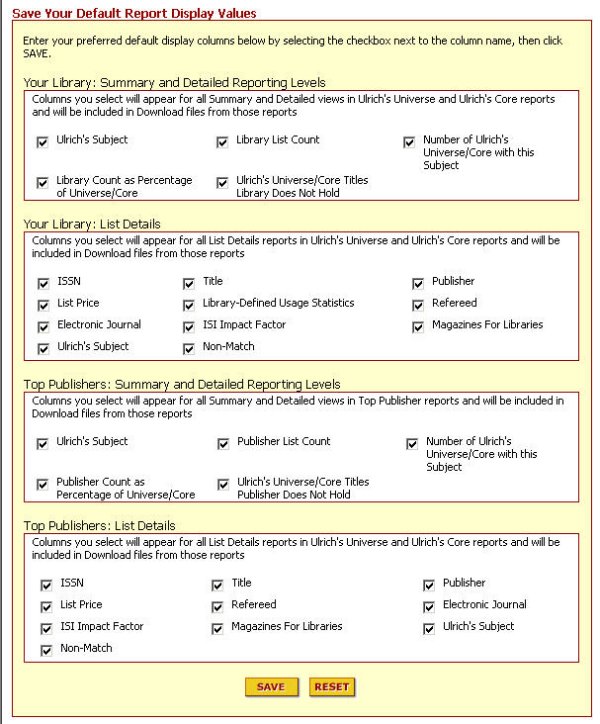 [Report Display 
Values]