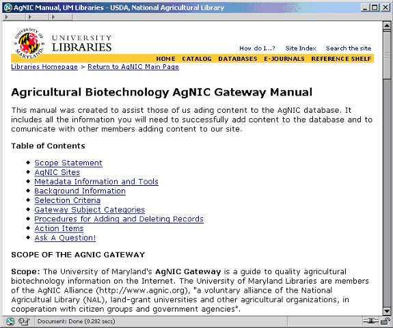 AgNIC Gateway Manual
